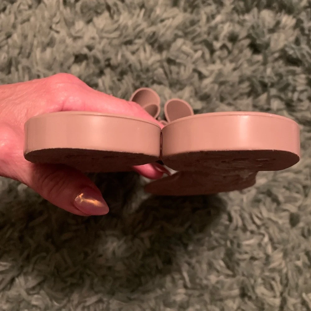 Valentino Garavani Lace Print Bow Jelly sandals Sz 38 Practically New! - Picture 2 of 4